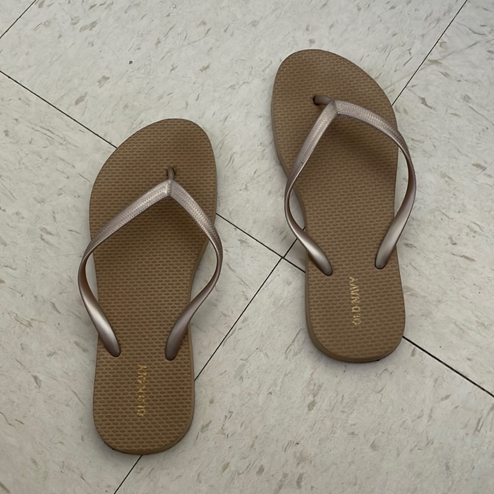 Brown Flip Flops